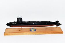 USS L. Mendel Rivers SSN-686 Submarine Model, US Navy, Scale Model, Mahogany picture