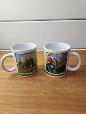 John Deere Mugs Lot Of 2 Moline Illinois 2005 Collector Series  picture
