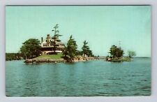 Thousand Islands NY-New York, Zavikon Island, Antique Vintage Souvenir Postcard picture