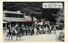 NY, Lake Luzerne, New York, Hidden Valley Dude Ranch, Stagecoach, DP No 17754 picture