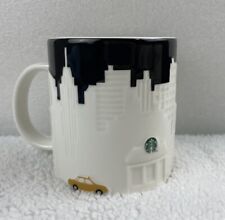 Starbucks 2012 New York City NYC Mug 16oz Relief Series Taxi Skyline picture