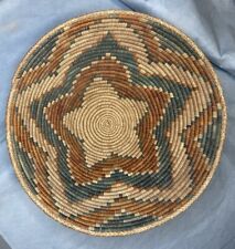 Vintage Southwestern Hand Woven Coiled Large 15” Geometric picture