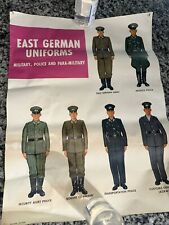 Vintage East German Uniforms Poster picture