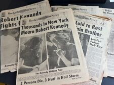 Rare - Vintage RFK  Assassination Rocky Mountain News  -  June 6th - 10th.  1968 picture