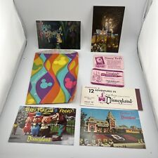 1967 Disneyland Popcorn Bag, Ticket,  Magic Kingdom Club, Postcards, Disney News picture