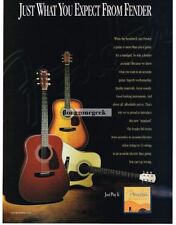 1996 FENDER DG Acoustic Guitar Vintage Print Ad  picture