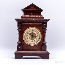 Arrow Cross Gründerzeit Table Clock Mantel With Wooden Housing Mechanically picture