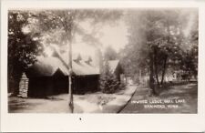 Inwood Lodge Gull Lake Brainerd Minnesota MN 1940s RPPC Postcard H59 picture