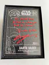 Hayden Christensen Signed Funko Pop 02 Star Wars Diecast Darth Vader CHASE New picture