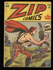 Zip Comics #44 VG+ 4.5 Golden Age MLJ Superhero Archie 1944 picture