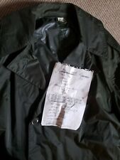 Vintage US Army Raincoat Nylon Rubber 1967 Sz 42 Long Soldier's List Included picture