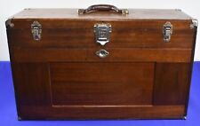 H. Gerstner & Son 11 Drawers Mahogany Machinist Chest Model 052 w/Key      #4992 picture