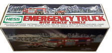 Hess 2005 Emergency Truck with Rescue Vehicle New in Box READ picture