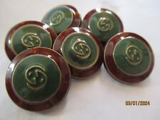 Gucci 6  buttons bronze  TONE  20 mm / 3/4''  THIS IS FOR 6 picture