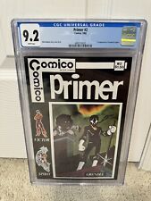 Primer #2 CGC 9.2 - White Pages - 1st Appearance of Grendel - Comico (1982) picture