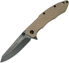 Kershaw - DISCONTINUED Brookside 1308TANBW Spring Assist Speedsafe FLIPPER knife picture