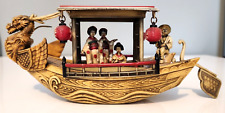 Vintage Asan Dragon Junk Boat Geisha Girls  Celluloid picture