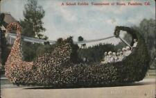 1913 Pasadena,CA A School Exhibit Tournament of Roses Los Angeles County Vintage picture