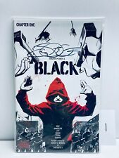BLACK Chapter #1 (2016) Black Mask Studios Kwanza Osajyefo Comic SIGNED AUTO picture