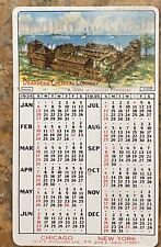 Scarce 1937 Dearborn Chemical Co. Celluloid Calendar 3.75” X 2.25” Near Mint picture
