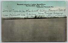 Postcard Round Island & Lake Manitou, Rochester, Indiana Posted picture