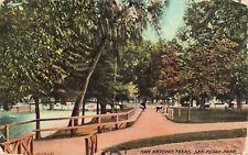 Postcard San Pedro Park, San Antonio, Texas Posted 1910 Vintage picture
