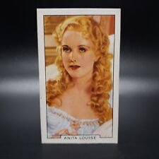 1935 Gallaher Portraits Of Famous Stars #37 Anita Louise Cigarette Tobacco Card picture