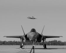 F-35 Lightning II Fighter Aircraft 2018 Photo F-22 Raptor Elgin AFB 8X10 Print picture