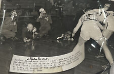 vintage basketball photo of Charles James & Phila Record 1941 Palestra FD69 picture
