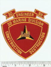 USMC 3d Eng Bn Vietnam -type PATCH 3rd Engineer Battalion RARE  3d CEB Marines picture