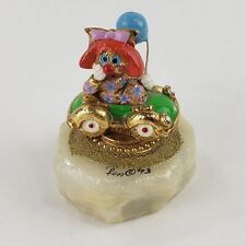 Ron Lee Clown Balloon Car Enamel Cast Metal Figurine 93 Limited Edition 646/2500 picture