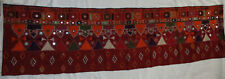 Vintage Indian Rajasthani Shisha Mirror Cloth Panel ~14