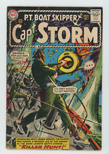 DC Capt. Storm #1 1964 Silver Age Comic Kubert Art P.T. Boat Airplane Peg Leg picture