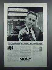 1963 MONY Insurance Ad - I'm A Stockbroker picture
