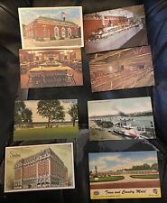 OHIO Postcards Lot of 8 Hotels Schoenbrunn Cincinnati Pre-Linen Linen Chrome picture