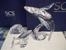 SWAROVSKI SCS 2012 PAIKEA WHALE & YOUNG HUMPBACK WHALE picture