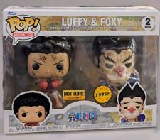 Funko Pop One Piece Luffy & Foxy 2-Pack Hot topic CHASE picture