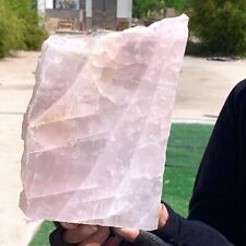 2.01LB Natural Rose Quartz Crystal Pink Crystal Stone slices Healing picture