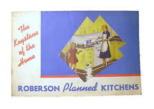 VTG 1930s/40s Roberson Crescent Brand Planned Kitchens Brochure 9