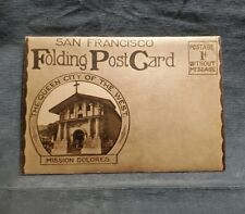 1915 Folding Post Cards of San Francisco, 11 Color Postcards, Original Packaging picture