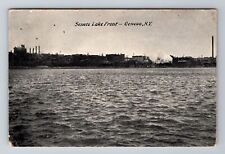 Geneva NY-New York, Seneca Lake Front, Antique c1907 Vintage Souvenir Postcard picture