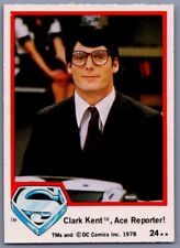 1978 Topps Superman The Movie Clark Kent Ace Reporter #24 picture