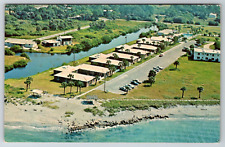 c1960s Venice Villas Florida Aerial View Vintage Postcard picture