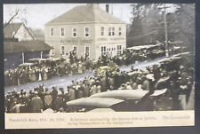 Mint USA Real Picture Postcard Vanderbilt Auto racing Headquarters 1908 picture