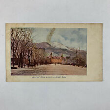 Postcard Colorado Pike's Peak CO Avenue Pre-1907 Unposted Undivided Back picture