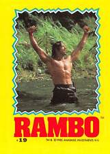 1985 Topps Rambo First Blood Part II Sticker #19 John Rambo Sylvester Stallone picture