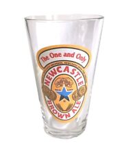 NEWCASTLE BROWN ALE Pint Beer Glass Breweries Upon Tyne England    picture
