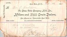 c1898 Glens Falls Company Mill New York NY Billhead Antique Paper Ephemera picture