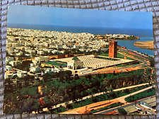Vintage Continental Postcard - Mausoleum of Mohammed V Aerial in Rabat, Morocco picture