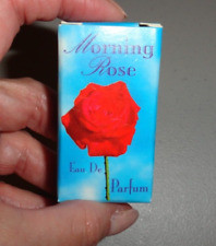 Vintage Miniature M. Giordano Intl Morning Rose EDP 1/4 oz bottle in box picture